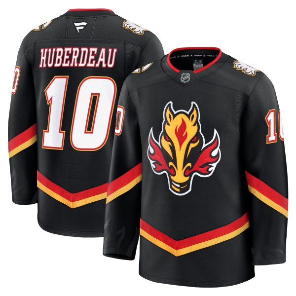 men8217s fanatics jonathan huberdeau black calgary flames alternate premium jersey – Toronto Maple Leafs Jerseys and Headwear Collection