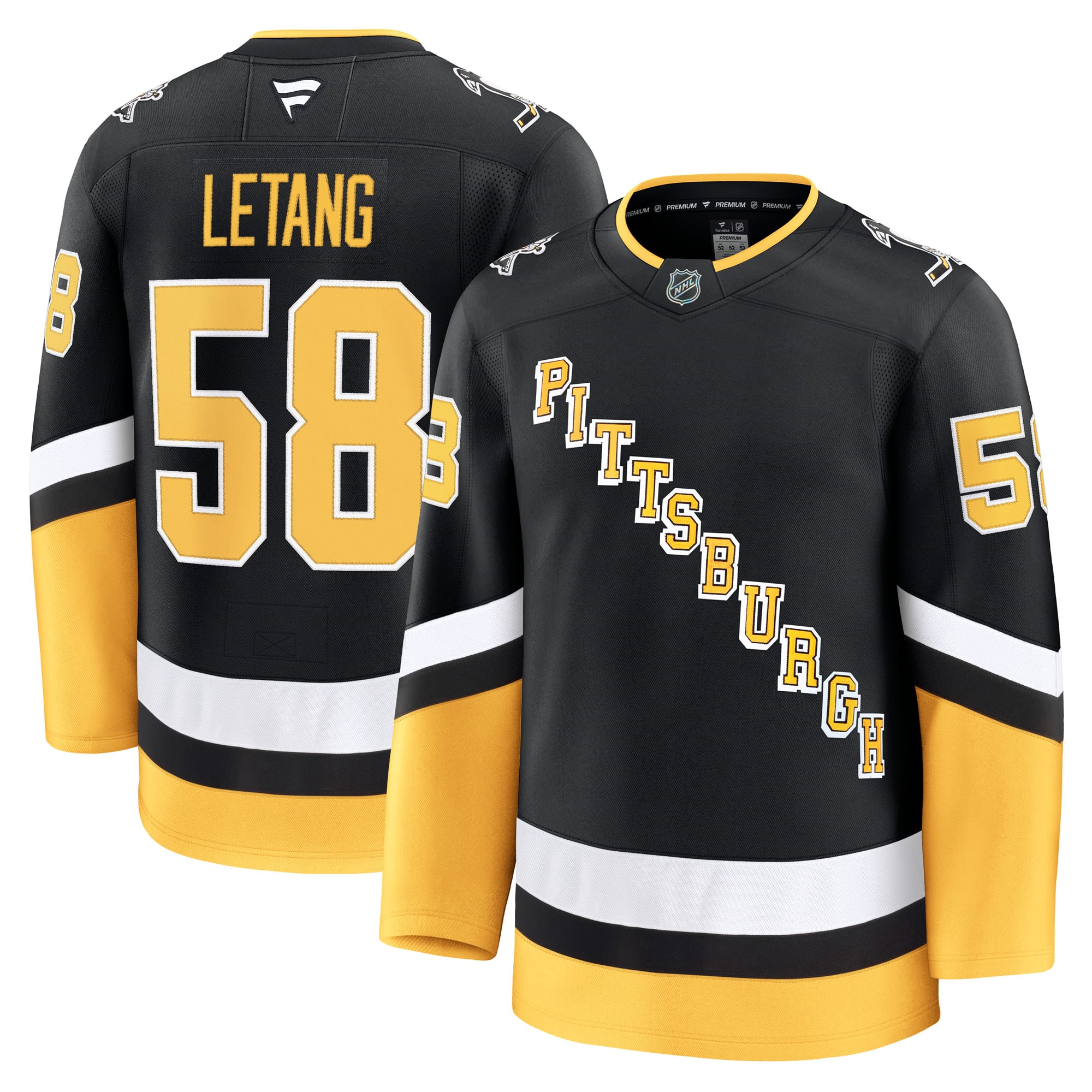 men8217s fanatics kris letang black pittsburgh penguins alternate premium jersey – Toronto Maple Leafs Jerseys and Headwear Collection