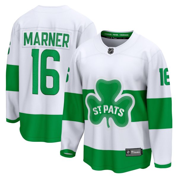 men8217s fanatics mitch marner white toronto maple leafs st. patricks alternate premier breakaway player jersey – Toronto Maple Leafs Jerseys and Headwear Collection