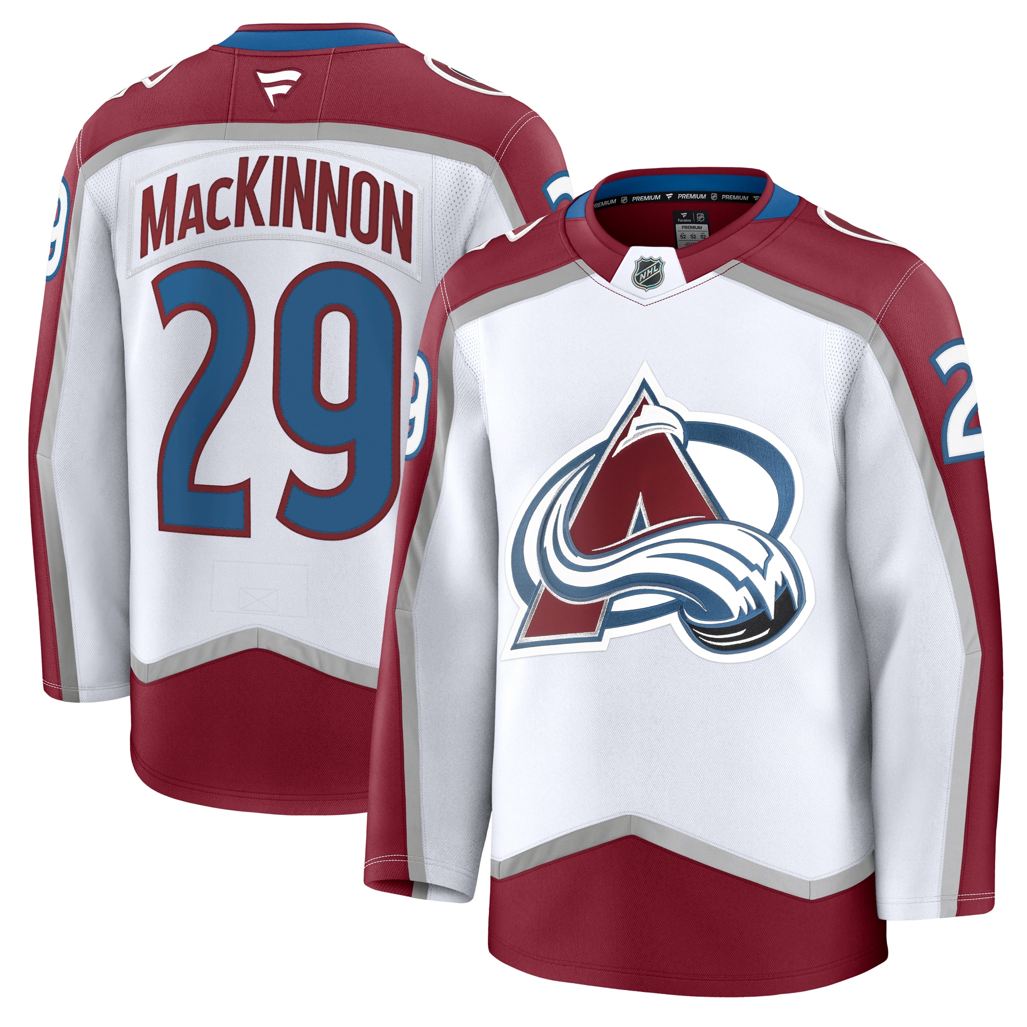 men8217s fanatics nathan mackinnon white colorado avalanche away premium jersey – Toronto Maple Leafs Jerseys and Headwear Collection