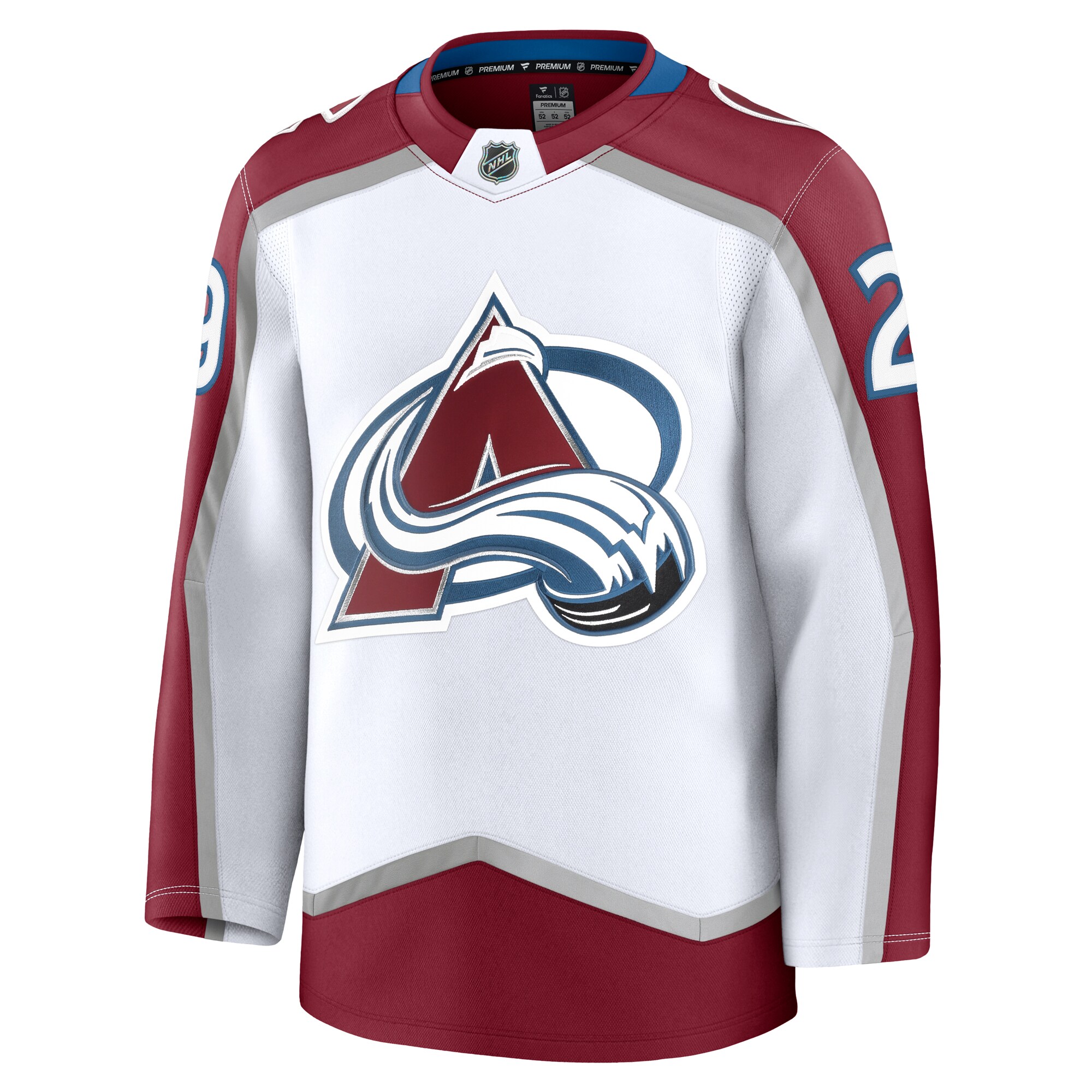 men8217s fanatics nathan mackinnon white colorado avalanche away premium jersey – Toronto Maple Leafs Jerseys and Headwear Collection