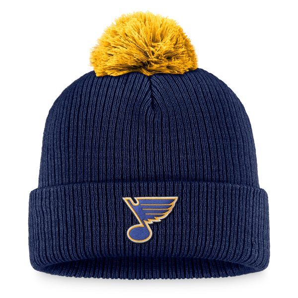 men8217s fanatics navy st. louis blues team cuffed knit hat with pom – Toronto Maple Leafs Jerseys and Headwear Collection