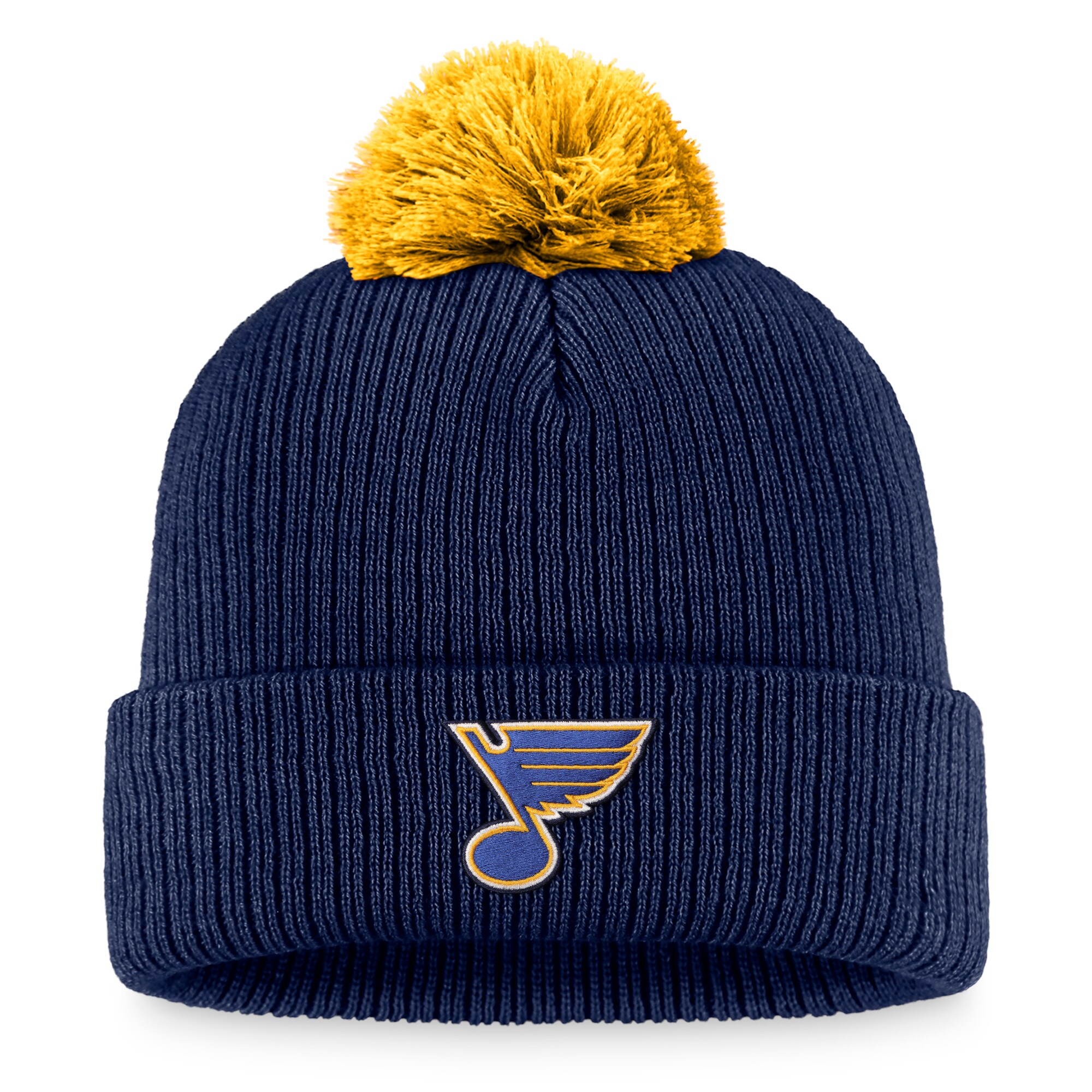 men8217s fanatics navy st. louis blues team cuffed knit hat with pom – Toronto Maple Leafs Jerseys and Headwear Collection