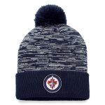 men8217s fanatics navy winnipeg jets defender cuffed knit hat with pom – Toronto Maple Leafs Jerseys and Headwear Collection