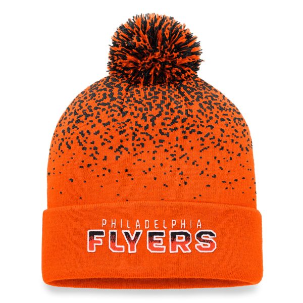 men8217s fanatics orange philadelphia flyers iconic gradient cuffed knit hat with pom – Toronto Maple Leafs Jerseys and Headwear Collection