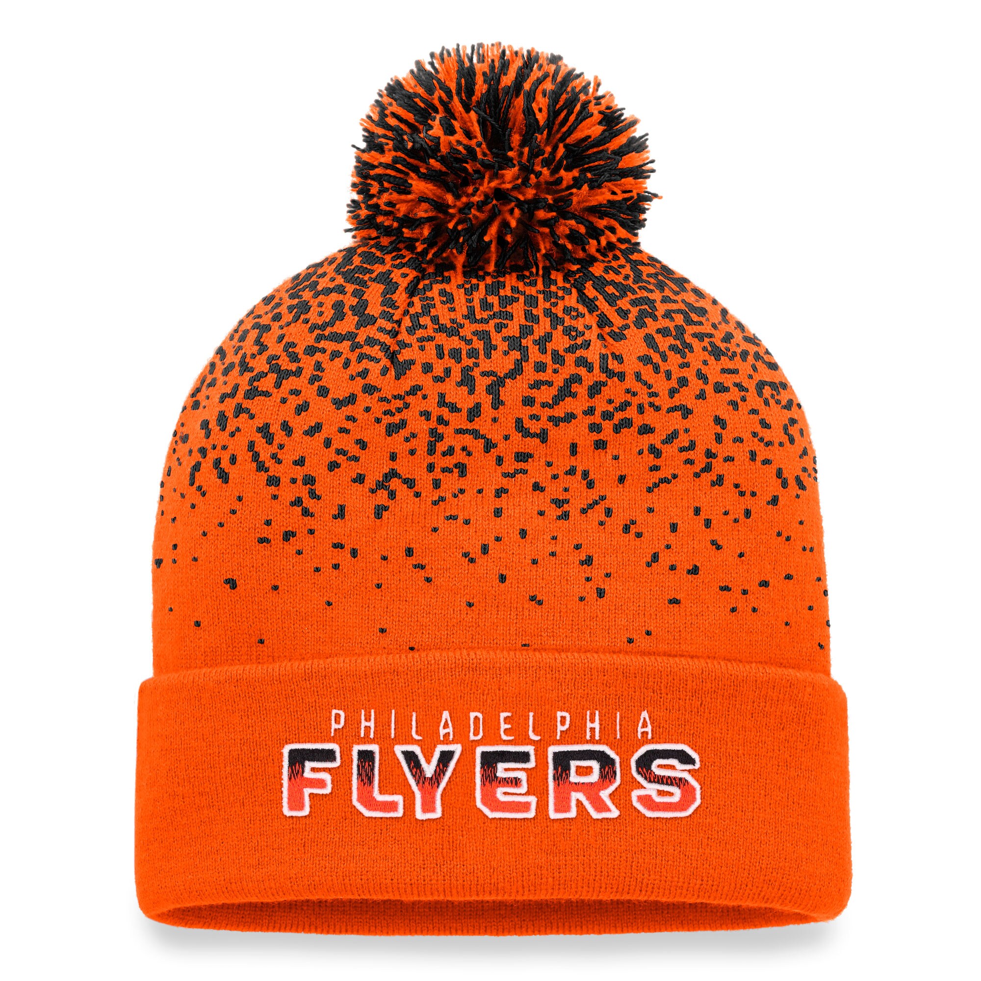 men8217s fanatics orange philadelphia flyers iconic gradient cuffed knit hat with pom – Toronto Maple Leafs Jerseys and Headwear Collection