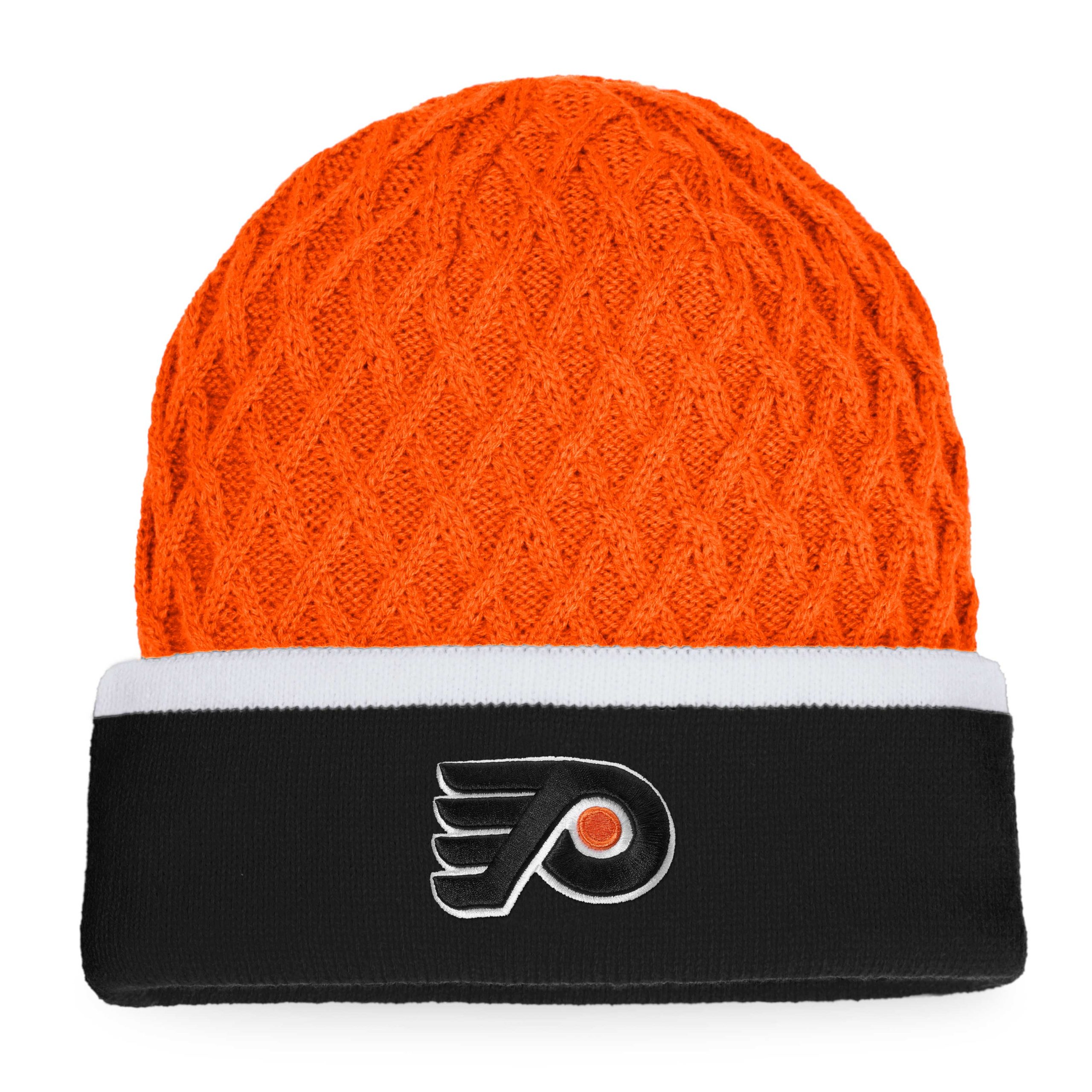 men8217s fanatics orangeblack philadelphia flyers iconic striped cuffed knit hat – Toronto Maple Leafs Jerseys and Headwear Collection