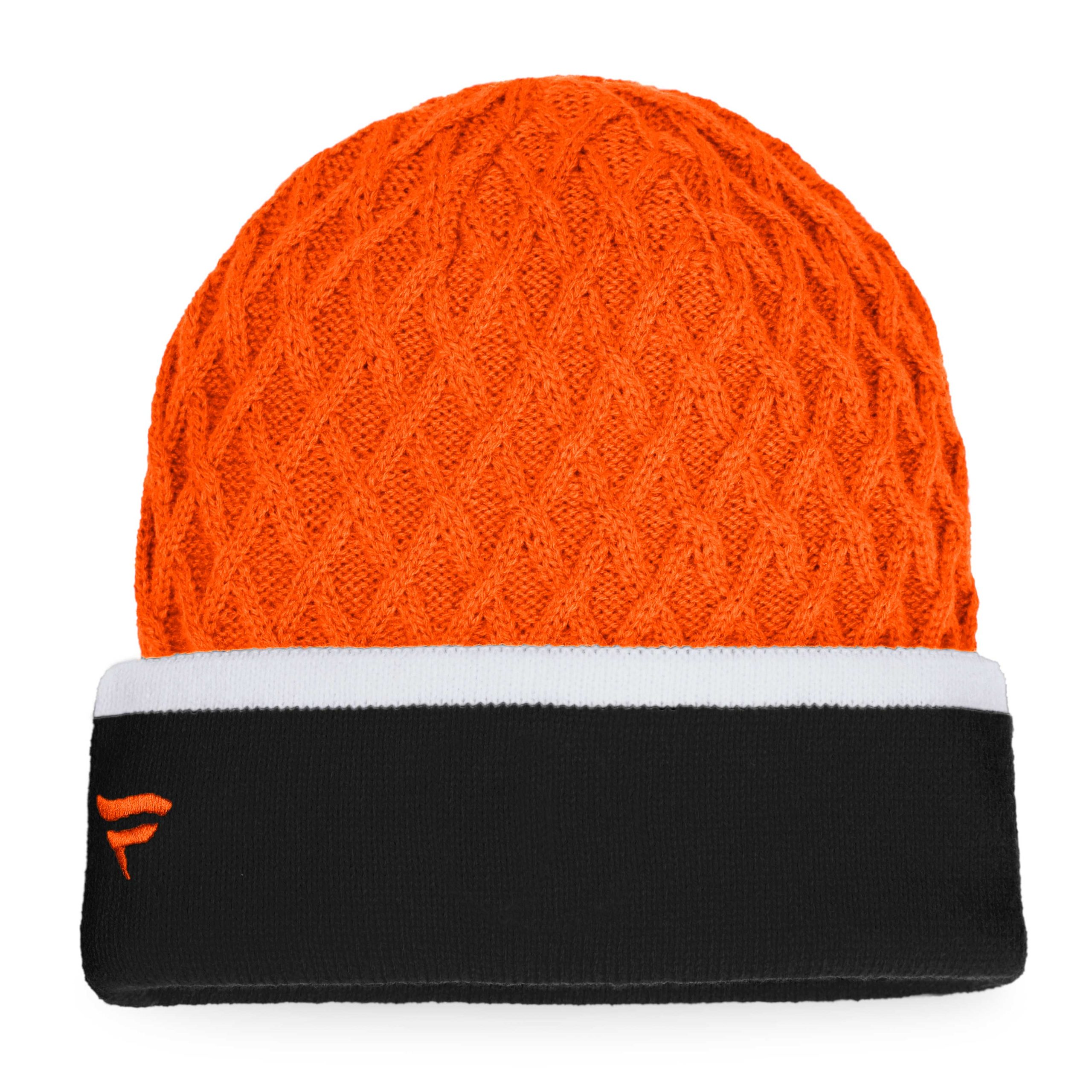 men8217s fanatics orangeblack philadelphia flyers iconic striped cuffed knit hat – Toronto Maple Leafs Jerseys and Headwear Collection