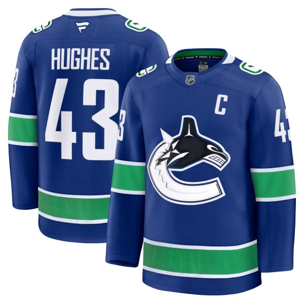 men8217s fanatics quinn hughes blue vancouver canucks home premium jersey – Toronto Maple Leafs Jerseys and Headwear Collection
