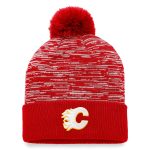 men8217s fanatics red calgary flames defender cuffed knit hat with pom – Toronto Maple Leafs Jerseys and Headwear Collection