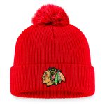 men8217s fanatics red chicago blackhawks core primary logo cuffed knit hat with pom – Toronto Maple Leafs Jerseys and Headwear Collection