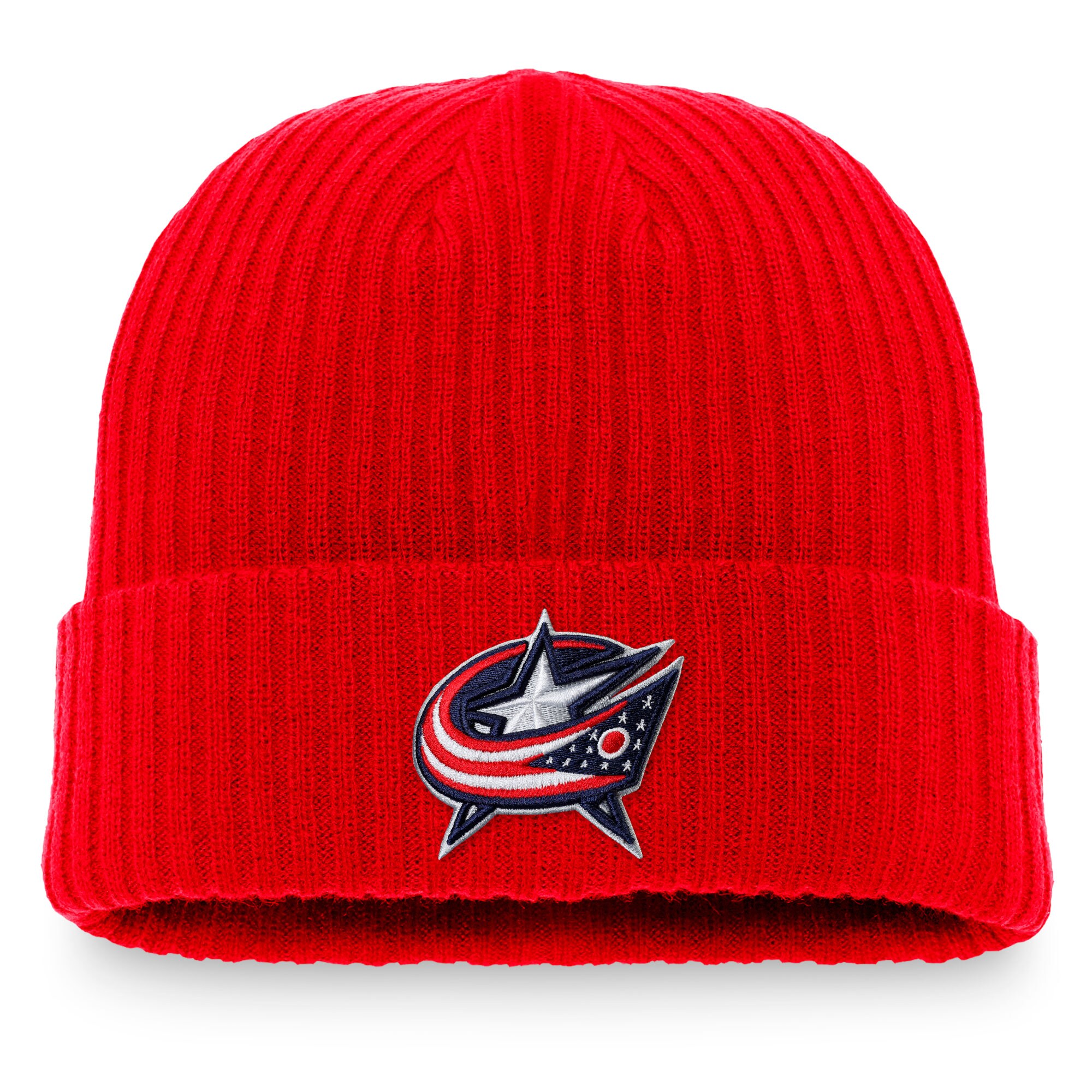 men8217s fanatics red columbus blue jackets core primary logo cuffed knit hat – Toronto Maple Leafs Jerseys and Headwear Collection