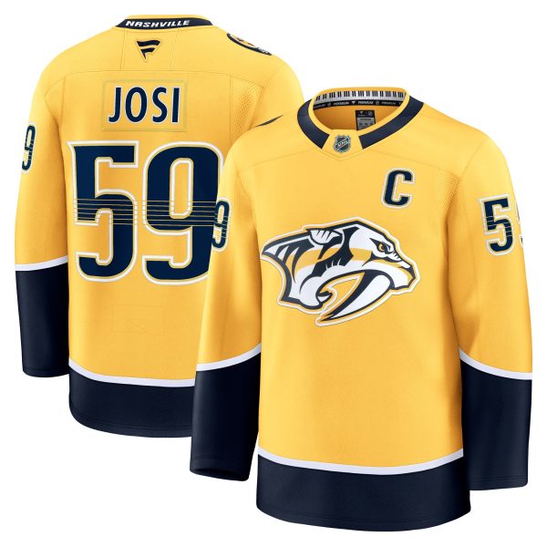 men8217s fanatics roman josi yellow nashville predators home premium jersey – Toronto Maple Leafs Jerseys and Headwear Collection