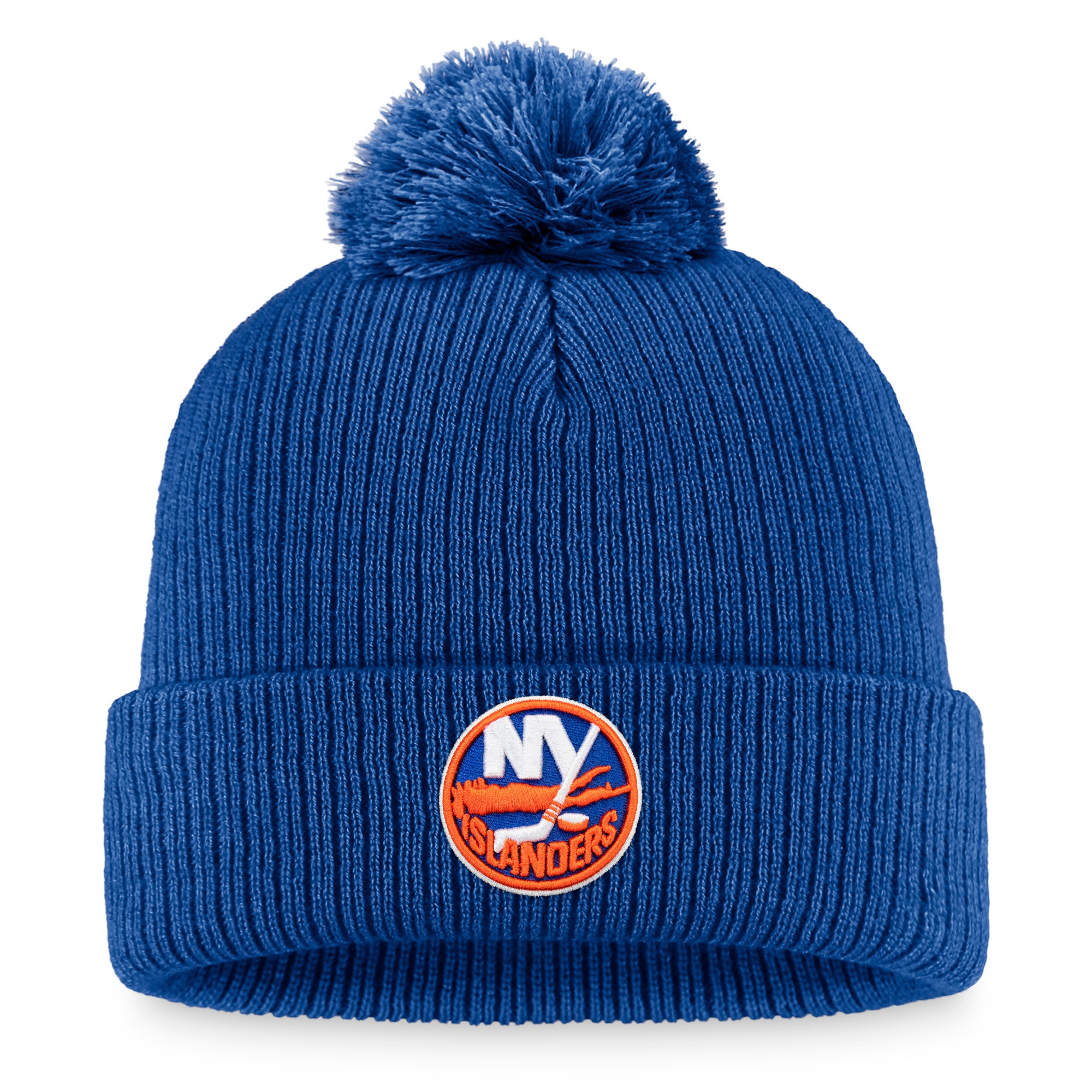 men8217s fanatics royal new york islanders core primary logo cuffed knit hat with pom – Toronto Maple Leafs Jerseys and Headwear Collection