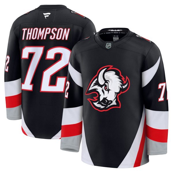 men8217s fanatics tage thompson black buffalo sabres alternate premium jersey – Toronto Maple Leafs Jerseys and Headwear Collection