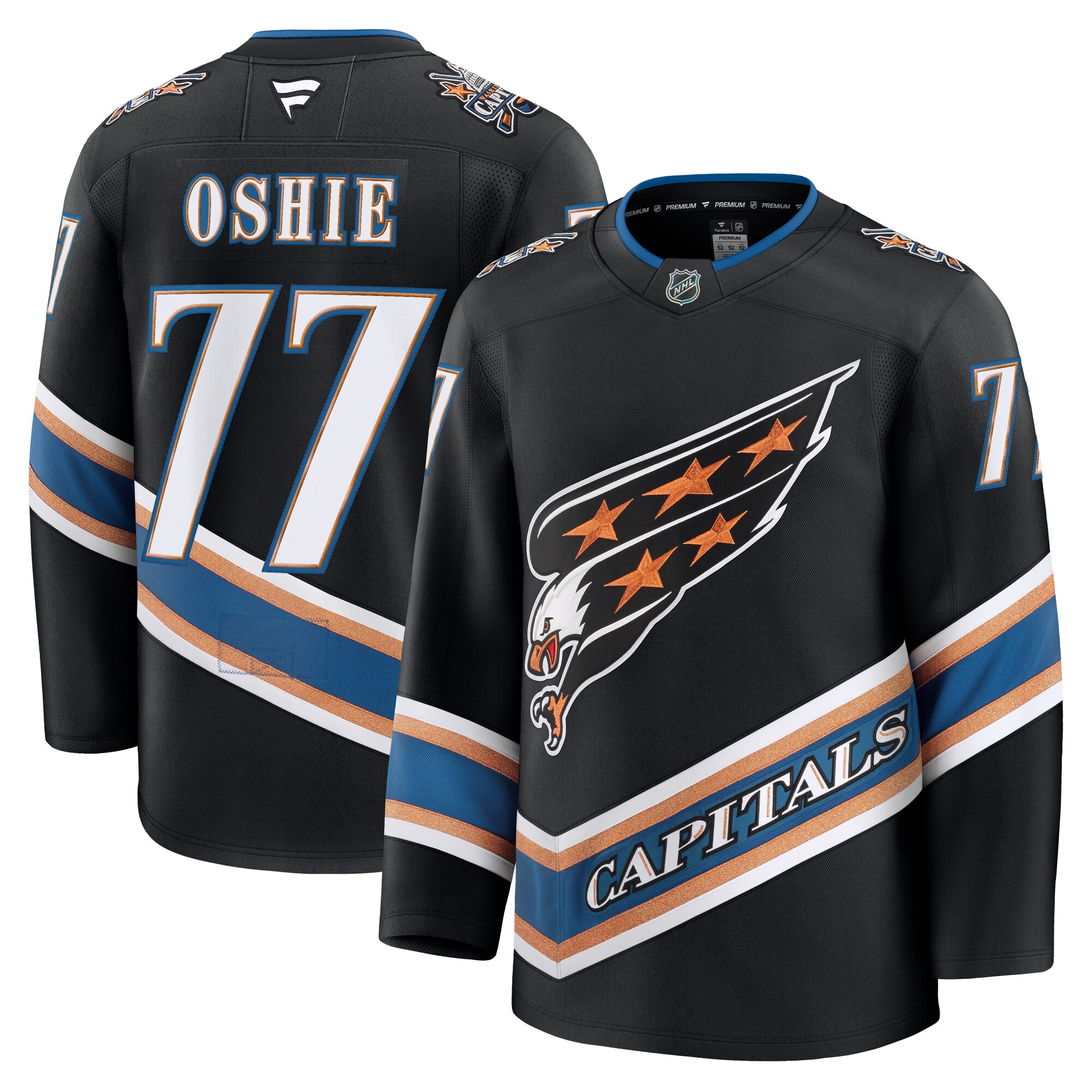 men8217s fanatics tj oshie black washington capitals alternate 50th anniversary premium jersey – Toronto Maple Leafs Jerseys and Headwear Collection