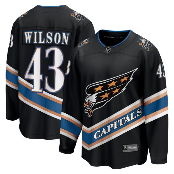 men8217s fanatics tom wilson black washington capitals alternate 50th anniversary premier breakaway player jersey – Toronto Maple Leafs Jerseys and Headwear Collection