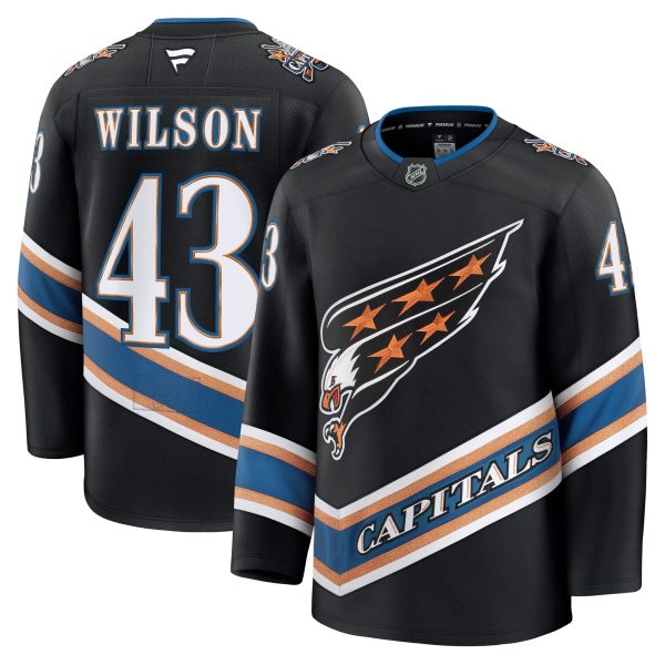 men8217s fanatics tom wilson black washington capitals alternate 50th anniversary premium jersey – Toronto Maple Leafs Jerseys and Headwear Collection