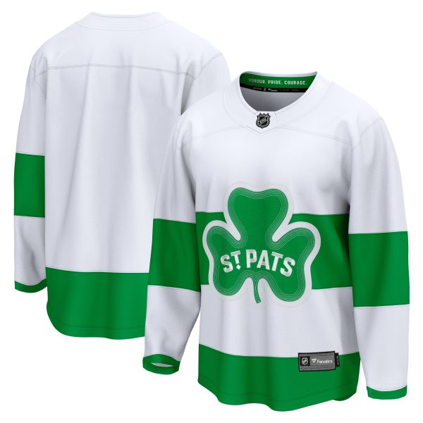 men8217s fanatics white toronto maple leafs st. patricks alternate premier breakaway jersey – Toronto Maple Leafs Jerseys and Headwear Collection