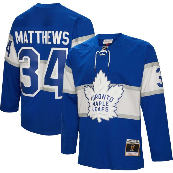 men8217s mitchell amp ness auston matthews blue toronto maple leafs 2017 winter classic blue line player jersey – Toronto Maple Leafs Jerseys and Headwear Collection