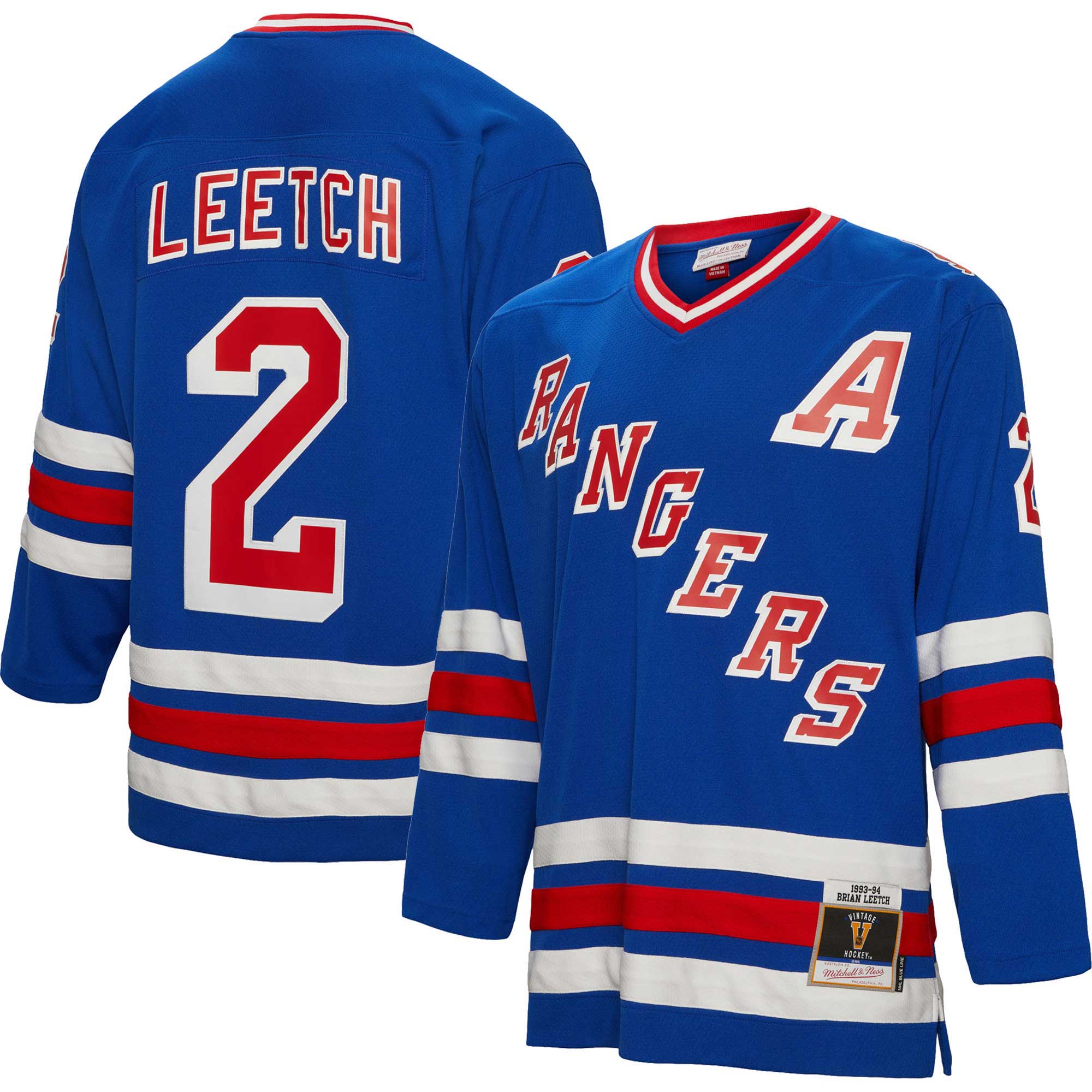 men8217s mitchell amp ness brian leetch blue new york rangers alternate captain patch 199394 blue line player jersey – Toronto Maple Leafs Jerseys and Headwear Collection