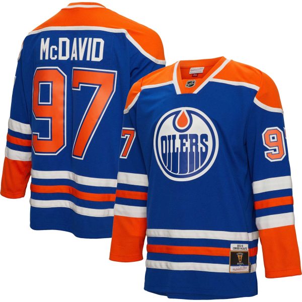men8217s mitchell amp ness connor mcdavid blue edmonton oilers 201516 blue line player jersey – Toronto Maple Leafs Jerseys and Headwear Collection