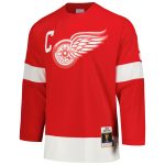 men8217s mitchell amp ness gordie howe red detroit red wings captain patch 196061 blue line player jersey – Toronto Maple Leafs Jerseys and Headwear Collection