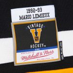men8217s mitchell amp ness mario lemieux black pittsburgh penguins 199293 blue line player jersey – Toronto Maple Leafs Jerseys and Headwear Collection