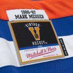 men8217s mitchell amp ness mark messier royal edmonton oilers alternate captain patch 198687 blue line player jersey – Toronto Maple Leafs Jerseys and Headwear Collection