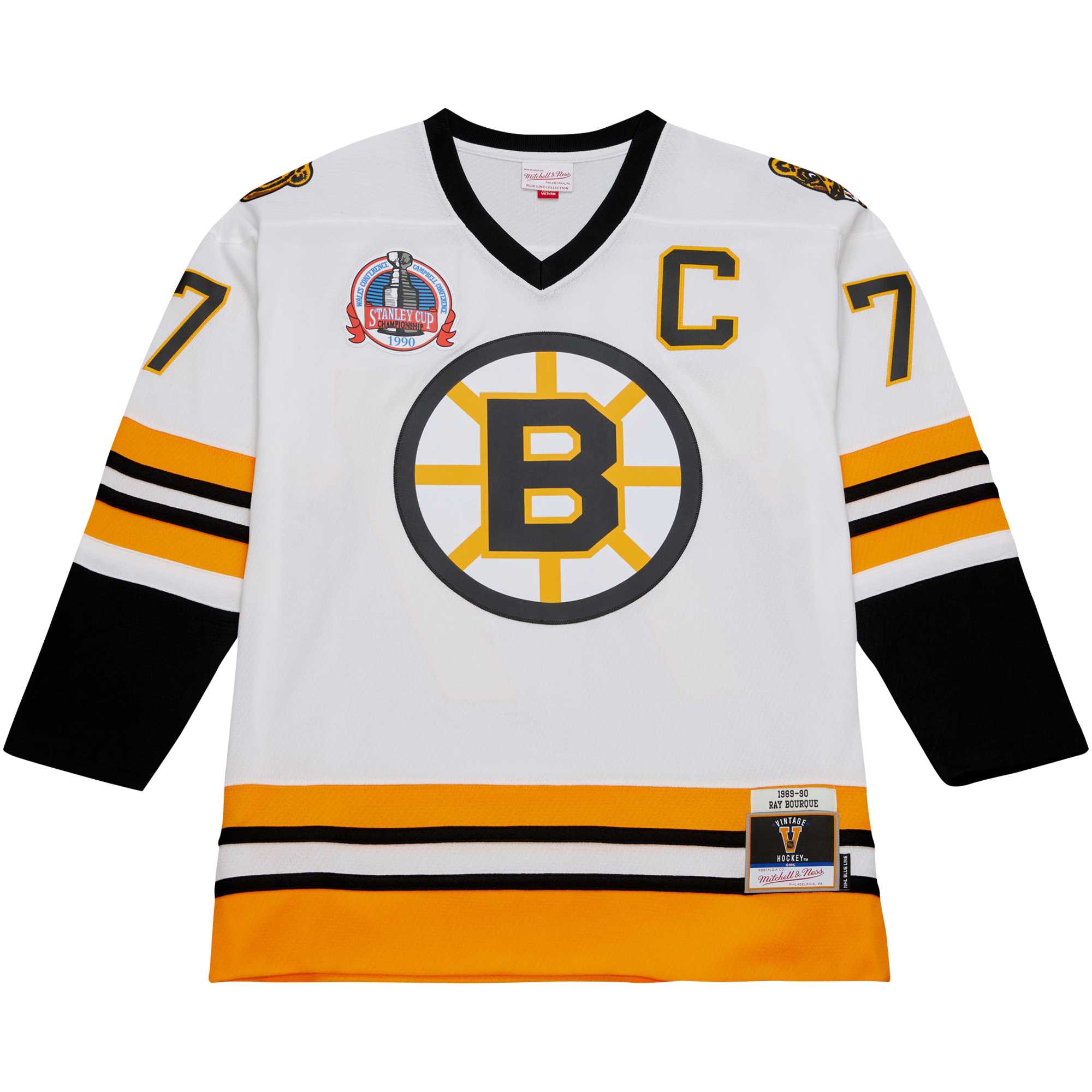 men8217s mitchell amp ness ray bourque white boston bruins captain patch 198990 blue line player jersey – Toronto Maple Leafs Jerseys and Headwear Collection