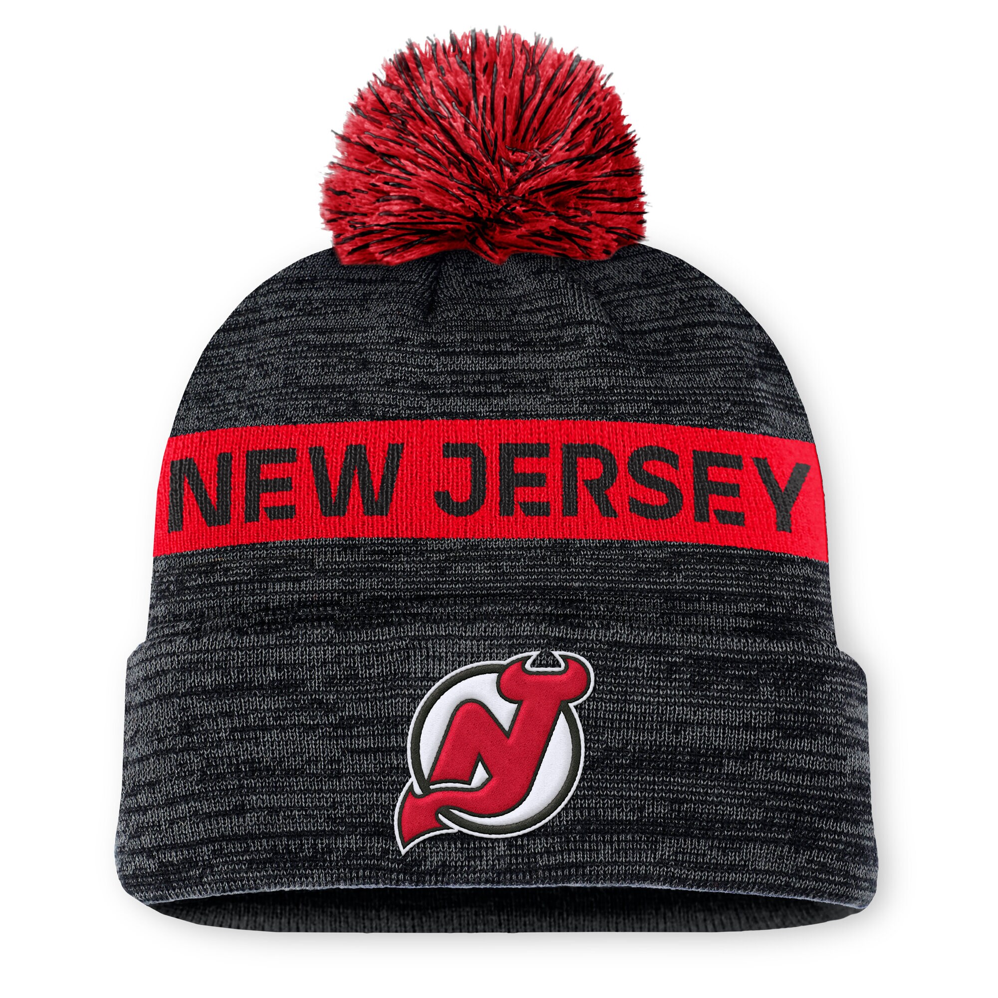 new jersey devils authentic pro rink beanie cuff with pom – Toronto Maple Leafs Jerseys and Headwear Collection