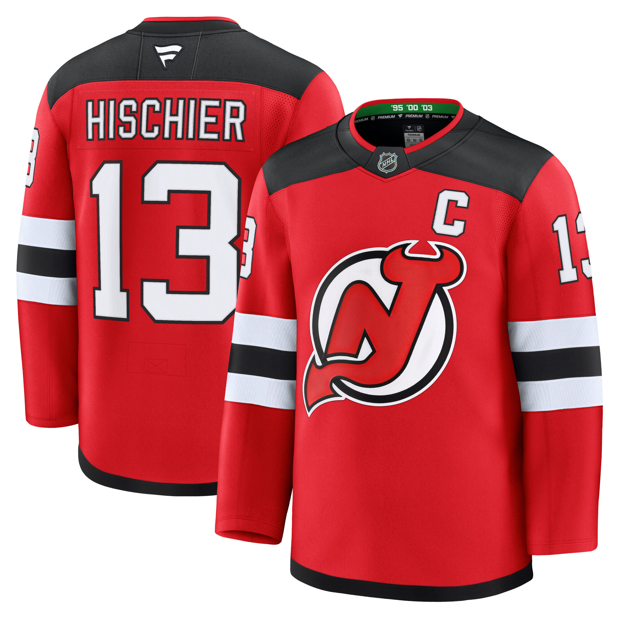 new jersey devils fanatics branded home premium jersey – red – nico hischier – mens – Toronto Maple Leafs Jerseys and Headwear Collection