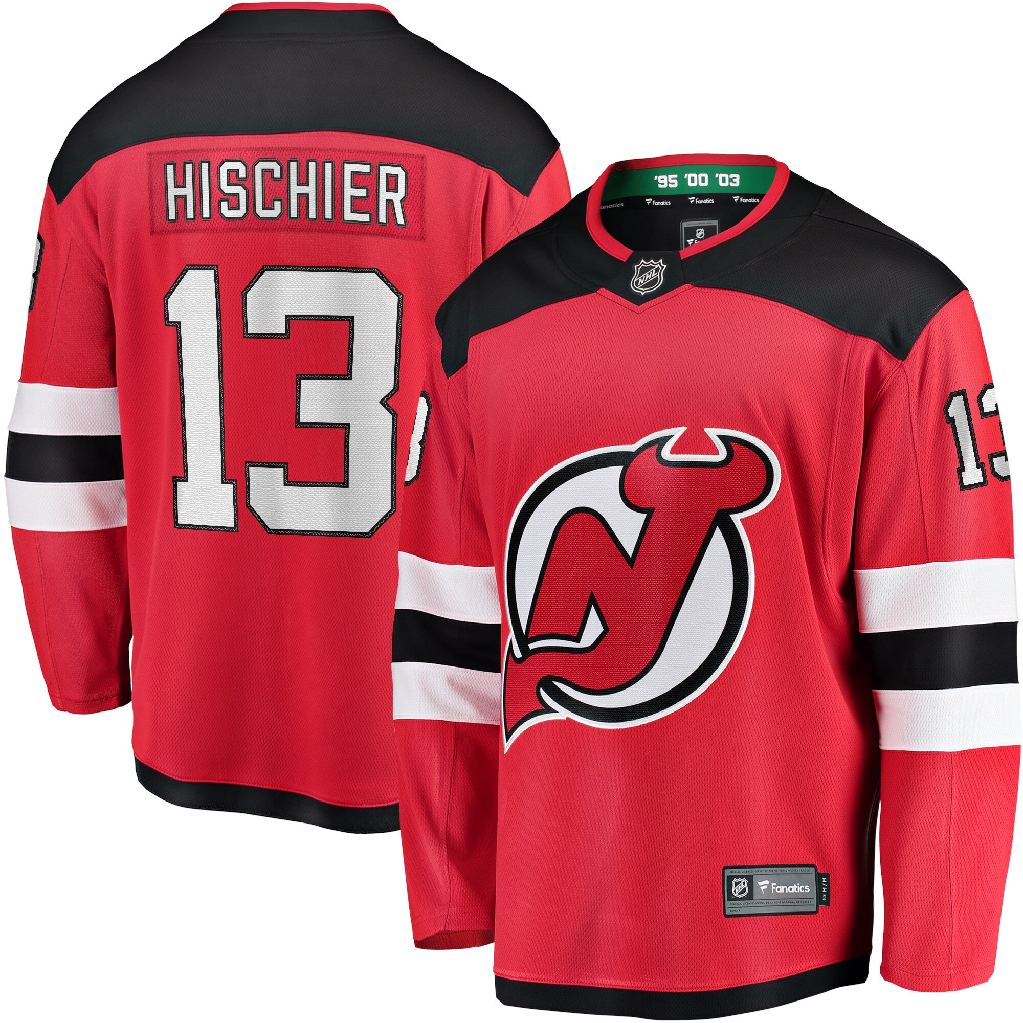 new jersey devils fanatics home breakaway jersey – nico hischier – mens – Toronto Maple Leafs Jerseys and Headwear Collection
