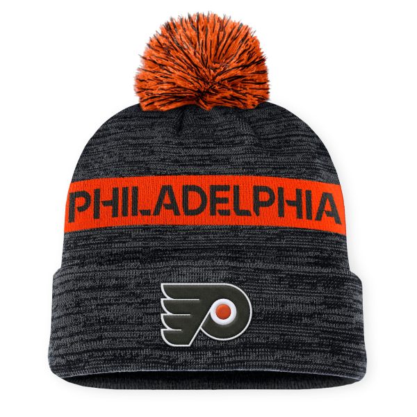 philadelphia flyers authentic pro rink beanie cuff with pom – Toronto Maple Leafs Jerseys and Headwear Collection