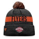 philadelphia flyers fundamental beanie cuff with pom – Toronto Maple Leafs Jerseys and Headwear Collection