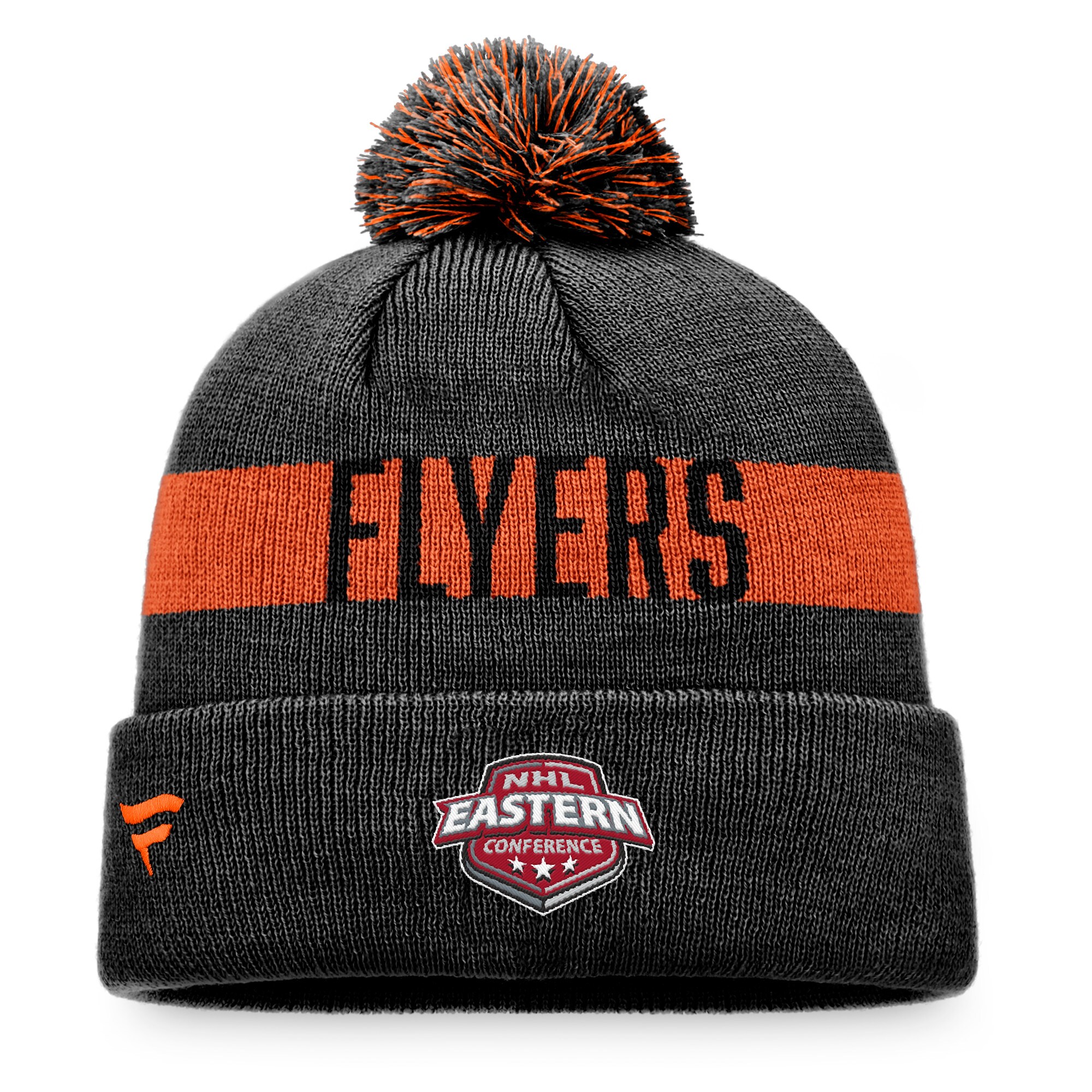 philadelphia flyers fundamental beanie cuff with pom – Toronto Maple Leafs Jerseys and Headwear Collection