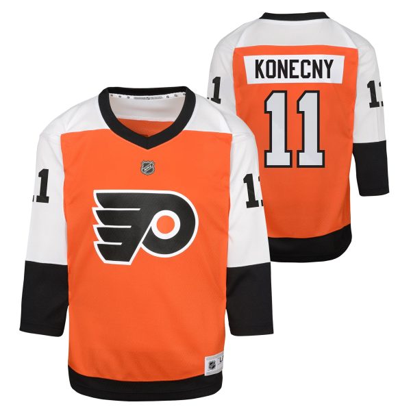 philadelphia flyers replica home jersey – orange – travis konecny – youth – Toronto Maple Leafs Jerseys and Headwear Collection