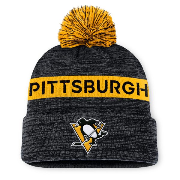 pittsburgh penguins authentic pro rink beanie cuff with pom – Toronto Maple Leafs Jerseys and Headwear Collection