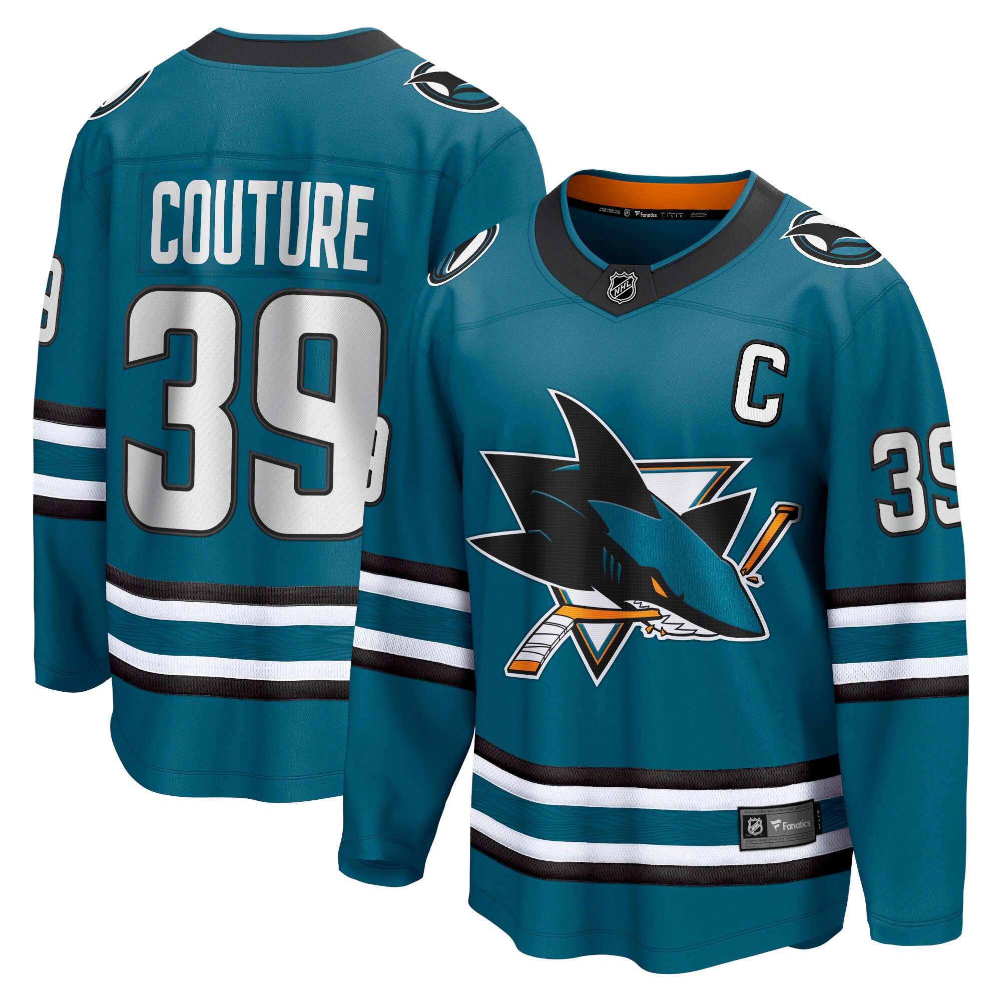 san jose sharks fanatics home breakaway jersey – logan couture – mens – Toronto Maple Leafs Jerseys and Headwear Collection