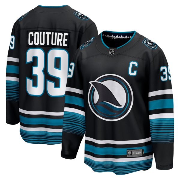 san jose sharks fanatics replica alternate breakaway jersey – black – logan couture – mens – Toronto Maple Leafs Jerseys and Headwear Collection
