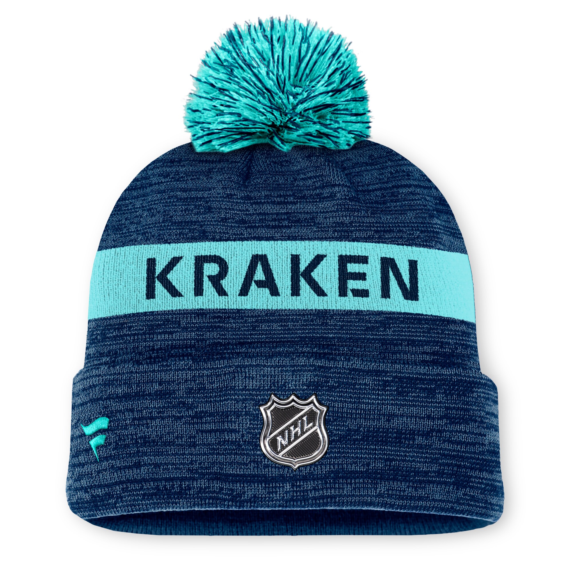 seattle kraken authentic pro rink beanie cuff with pom – Toronto Maple Leafs Jerseys and Headwear Collection