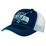 seattle kraken lock up mesh adjustable cap – youth – Toronto Maple Leafs Jerseys and Headwear Collection