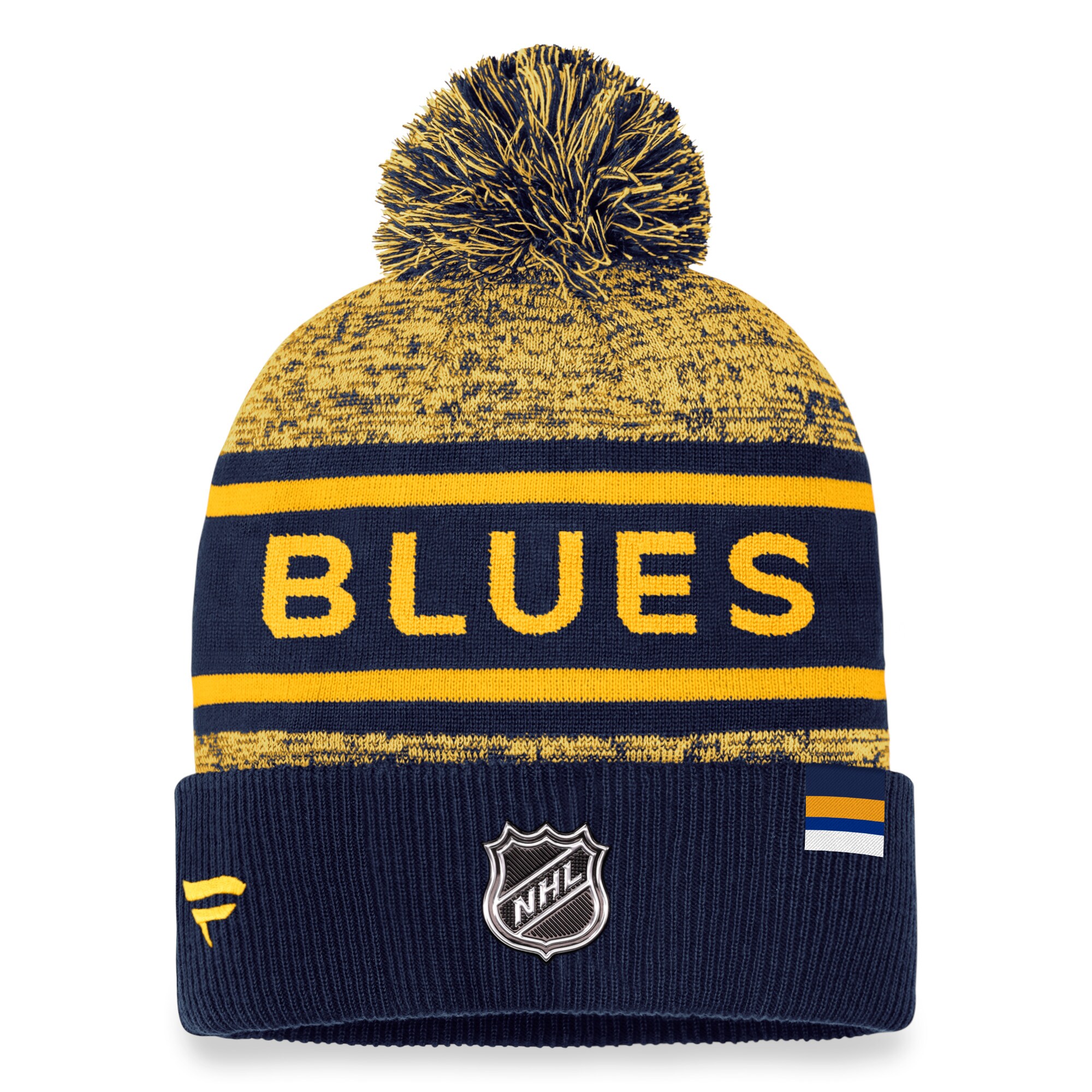 st. louis blues pro rink heathered cuffed pom knit – unisex – Toronto Maple Leafs Jerseys and Headwear Collection