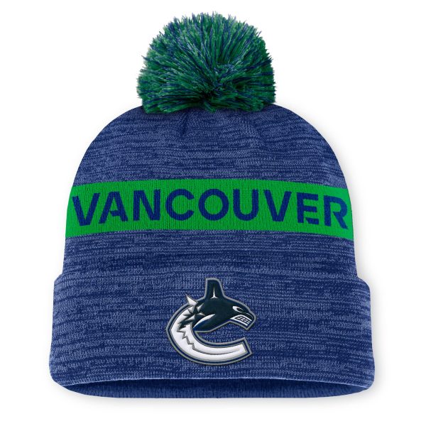 vancouver canucks authentic pro rink beanie cuff with pom – Toronto Maple Leafs Jerseys and Headwear Collection