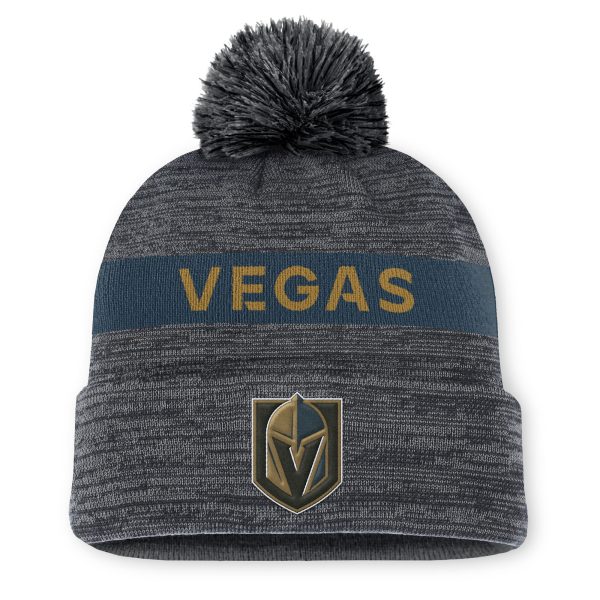 vegas golden knights authentic pro rink beanie cuff with pom – Toronto Maple Leafs Jerseys and Headwear Collection