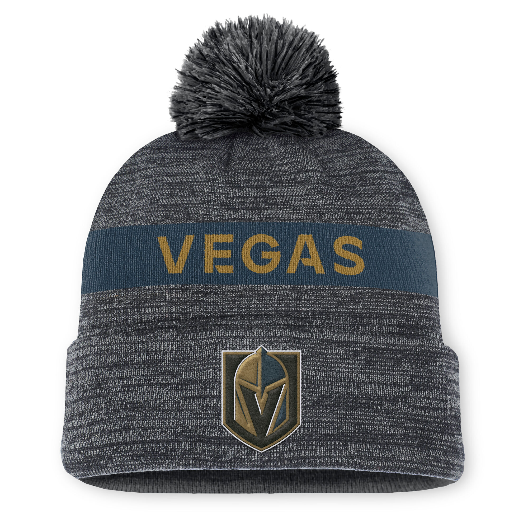 vegas golden knights authentic pro rink beanie cuff with pom – Toronto Maple Leafs Jerseys and Headwear Collection