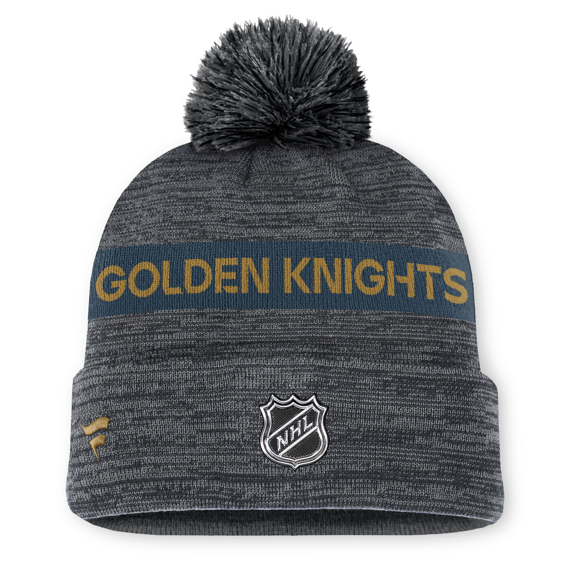 vegas golden knights authentic pro rink beanie cuff with pom – Toronto Maple Leafs Jerseys and Headwear Collection