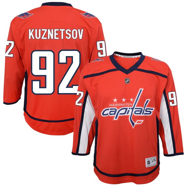 washington capitals replica home jersey – evgeny kuznetsov – youth – Toronto Maple Leafs Jerseys and Headwear Collection