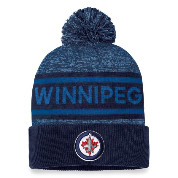 winnipeg jets pro rink heathered cuffed pom knit – unisex – Toronto Maple Leafs Jerseys and Headwear Collection