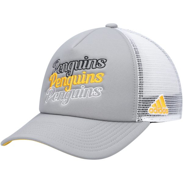 women8217s adidas graywhite pittsburgh penguins foam trucker snapback hat – Toronto Maple Leafs Jerseys and Headwear Collection